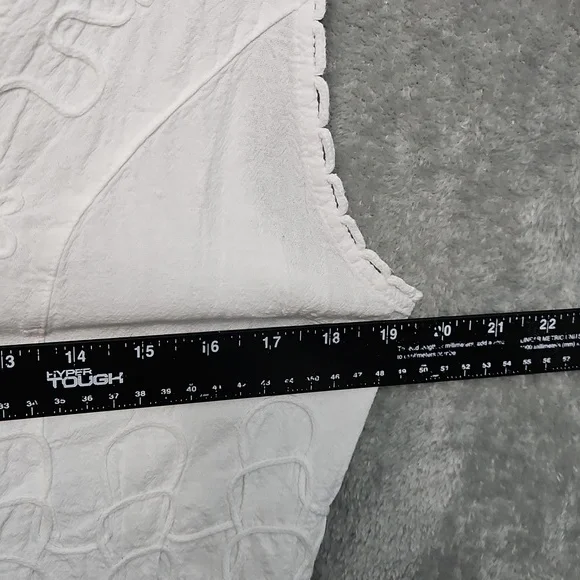 Blanco XL White Cotton Sundress Made In Peru Vneck Summer Dress Beach - Picture 4 of 9